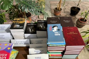 Голосующим Бостандыкского района в Алматы подарили книги