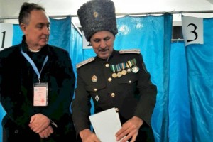 Казаки Семиречья поддерживают выборы и активно голосуют на избирательных участках Алматы