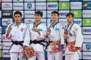 
                    Казахстанские дзюдоисты завоевали медали высшей пробы на ЧМ в Хорватии
                