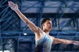 
                    Казахстанский гимнаст выиграл золото Универсиады
                