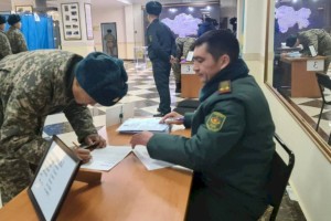 Военнослужащие Казахстана проголосовали за будущее страны