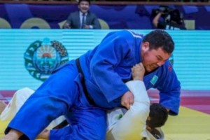 
                    Дзюдоист Кажыбаев завоевал бронзу мирового Гран-при в Душанбе
                