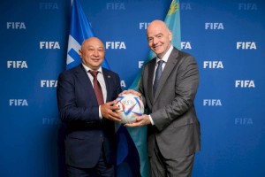Президент ФИФА посетит Казахстан в начале мая