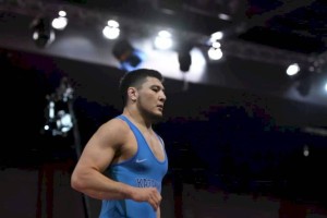 
                    Борец Азамат Даулетбеков завоевал седьмое золото на чемпионате Азии
                