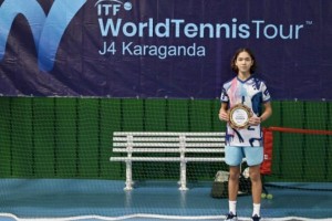 
                    Юный казахстанский теннисист выиграл свой первый титул на турнире серии ITF Juniors
                