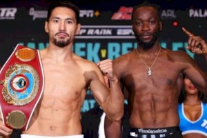 
                    Жанибек Алимханулы защитил титул чемпиона мира в среднем весе по версии WBO
                