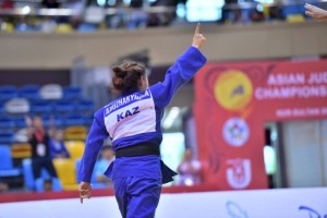 
                    Казахстанская дзюдоистка Абиба Абужакынова выиграла бронзу в турнире Grand Slam
                