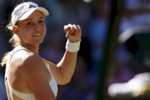 
                    Елена Рыбакина вышла в полуфинал теннисного турнира WTA 500 в Чехии
                
