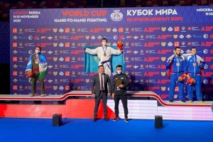 
                    Казахстанец стал чемпионом Кубка мира по рукопашному бою
                