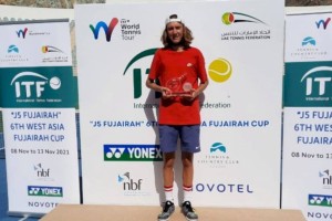 
                    Казахстанский теннисист стал абсолютным чемпионом турнира серии ITF Juniors
                