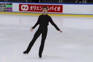 Французский фигурист выступил на этапе Гран-при под песню Димаша Кудайбергена
