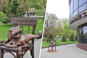 
                    «Сибирского кота» убрали из центра Барнаула через пять часов после установки
                