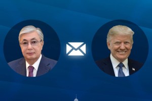 Глава государства поздравил президента США