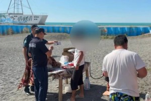 Полицейские провели рейд на побережье Алаколя