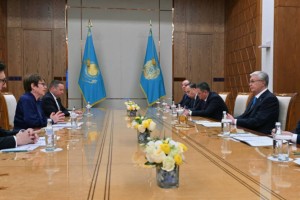 
                    Токаев встретился с президентом Европейского банка реконструкции и развития 
                