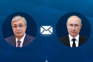 Токаев поздравил Путина с Днем России