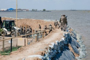 Пик паводка в Атырау ожидается через 4-5 дней
