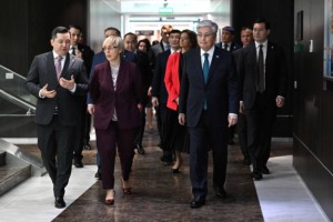Президенты Казахстана и Словении посетили МФЦА