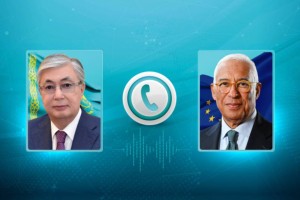 Глава государства провел телефонный разговор с Президентом Европейского Совета Антониу Коштой