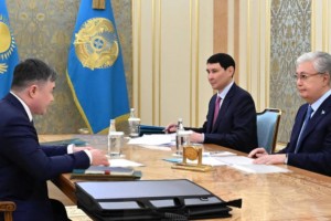 
                    Токаев принял председателя Нацбанка
                