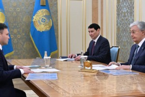 
                    Глава КазМунайГаза доложил Токаеву о ситуации с добычей нефти 
                