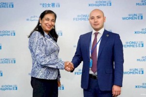 
                    Глава МНЭ РК обсудил с помощником Генсека ООН вопросы гендерного равенства
                