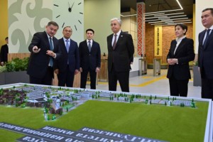 
                    Глава государства осмотрел новое общежитие для студентов ЕНУ им. Гумилева
                