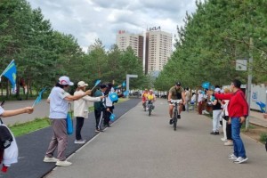 Велопробег среди пенсионеров прошел в Астане