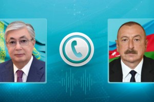 Токаев поздравил президента Азербайджана с днем рождения
