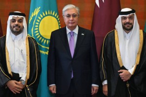 
                    Токаев принял владельцев Power International Holding 
                
