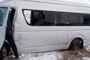 
                    Автобус с журналистами попал в ДТП в Кызылординской области
                