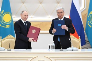 
                    Совместное заявление Президента Казахстана и Президента России об углублении стратегического партнерства
                