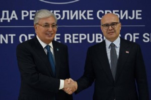 
                    Президент Казахстана встретился с Премьер-министром Сербии
                