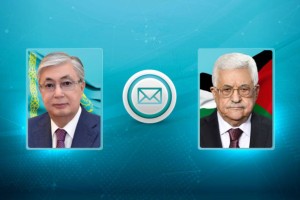 
                    Токаев поздравил Президента Палестины с Днем независимости
                
