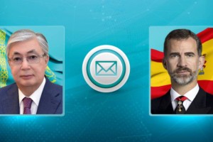 
                    Токаев выразил соболезнование Королю Испании
                