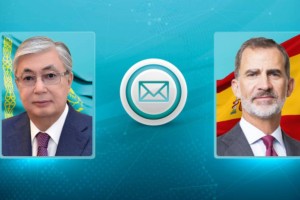 
                    Токаев поздравил Короля Фелипе VI с Днем испанской нации
                