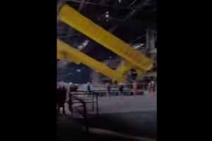 
                    В цехе ArcelorMittal Temirtau упал кран
                