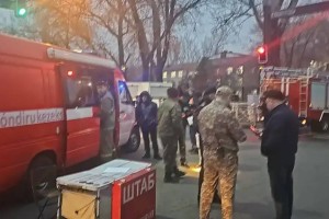 
                    В Алматы произошел крупный пожар
                
