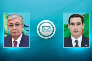 
                    Токаев поздравил Сердара Бердымухамедова 
                