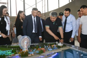 Кошербаев ознакомился с туристической инфраструктурой Капшагайского водохранилища