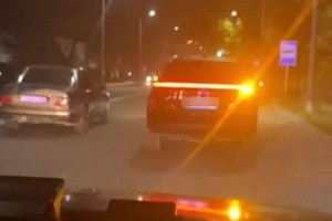 Погоня за пьяной автоледи попала на видео в Талдыкоргане