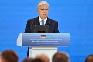 
                     Токаев выступил на бизнес-форуме «Казахстан – Германия»
                