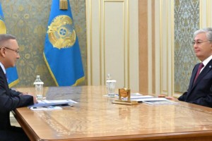 
                    Токаев принял акима области Жетісу
                
