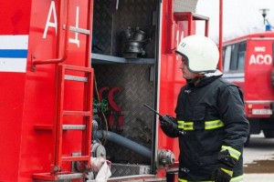 Возгорание произошло в столичном жилом комплексе