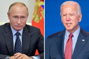 
                    Путин и Байден проведут виртуальный саммит на будущей неделе
                
