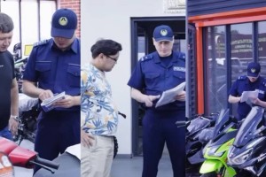 В Алматы проводится выездная регистрация мопедов