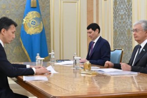
                    Токаев принял главу «Казатомпрома» 
                