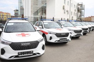 В Актобе медицинским организациям вручили автомобили, а врачам — ключи от квартир
