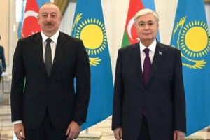 
                    Алиев поблагодарил Токаева за содействие переговорам между Азербайджаном и Арменией 
                