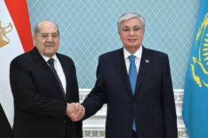
                    Токаев принял председателя Сената Парламента Египта
                